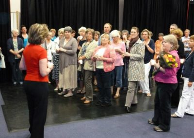 Farewell to Sarah Morgan, our founding Choir Leader July 2012